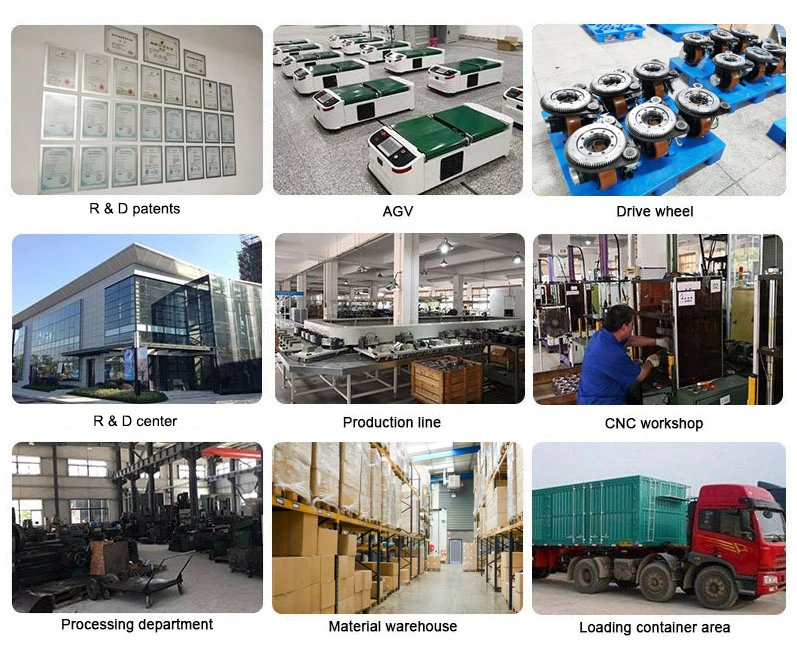 Tzbot Laser Guide Forklift Agv Composed of a Vehicle Body with Laser Navigation Sensor and Obstacle Avoidance Sensor (TZAFK-V15)