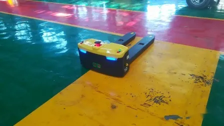 레이저 자기 네비게이션 자동 자재 취급 도구 트럭 지게차 트랙터 Agv